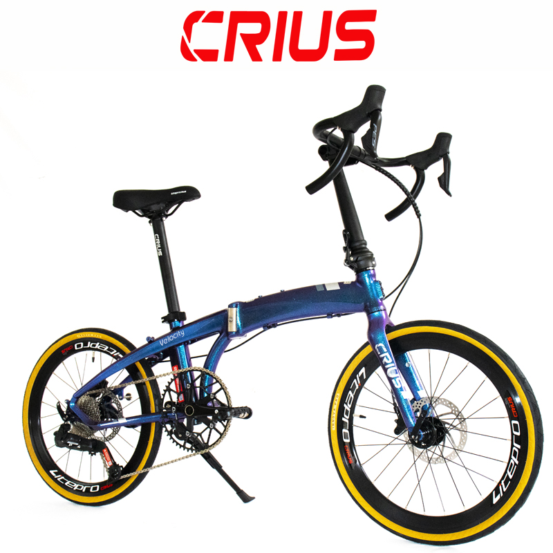 CRIUS 海豚折叠公路自行车 电子变速12速